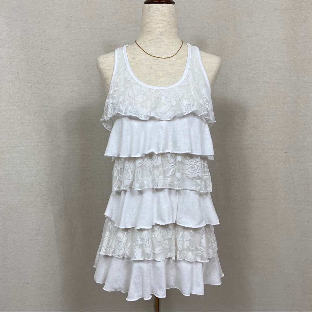 Color Story Ruffle Tank Top